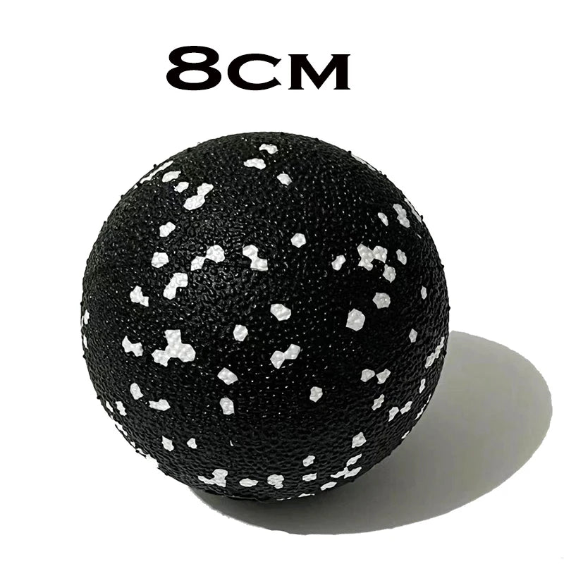 EPP Fitness Ball Double Lacrosse Massage Ball Set Mobility Peanut Ball for Self-Myofascial Release Deep Tissue Yoga Gym Home