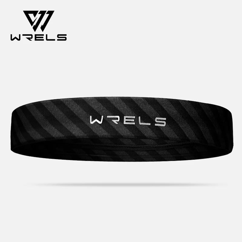 WRELS Sweatbands Sports Headband Moisture Wicking Hairband Non Slip Quick Drying Light weight Elastic Sweatband Running headband