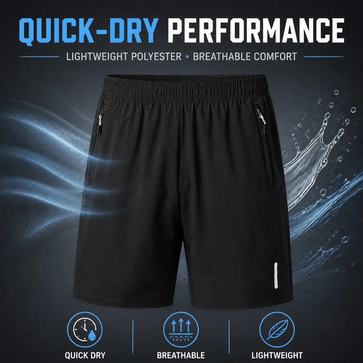Men's Running Shorts 2-Pack Random Grey Black Quick-Dry Athletic Shorts for Gym and Outdoor Activities Best 2026