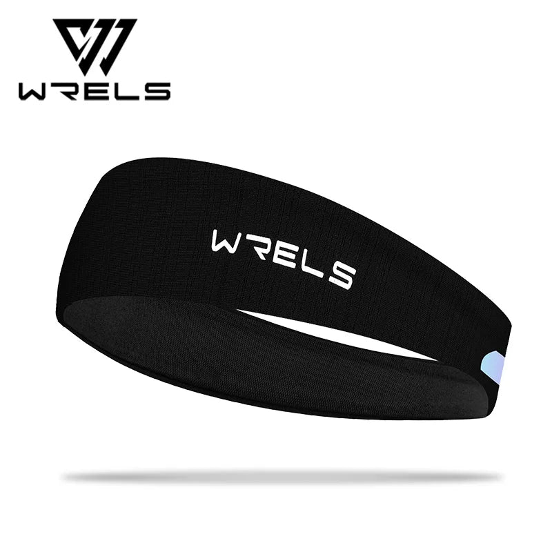 WRELS Headbands for Men Women Sweatband Sports Headband Moisture Wicking Workout Sweatbands for Running Yoga Non Slip Hair Band