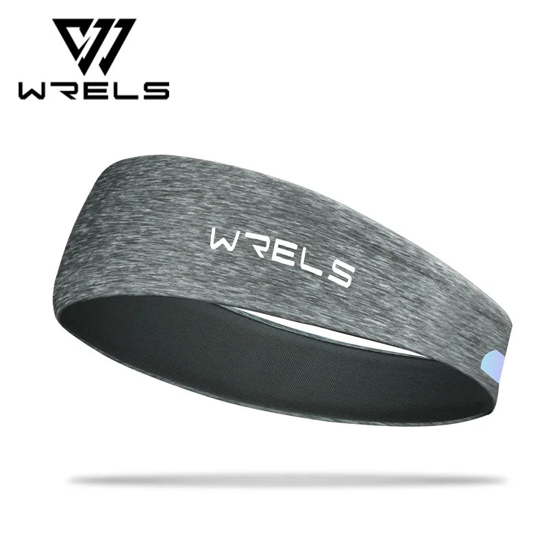 WRELS Headbands for Men Women Sweatband Sports Headband Moisture Wicking Workout Sweatbands for Running Yoga Non Slip Hair Band