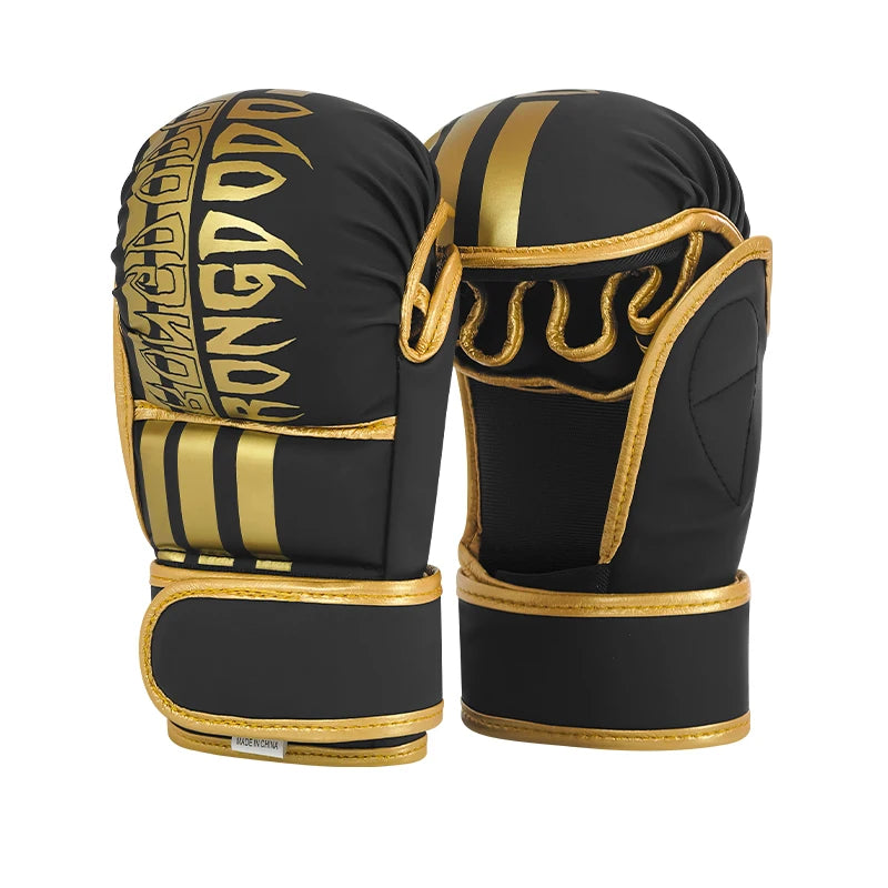 Boxing Gloves for Men Women Durable PU Leather Sparring Training Gloves Shock Absorbing Foam Padded for Heavy Bag Kickboxing MMA
