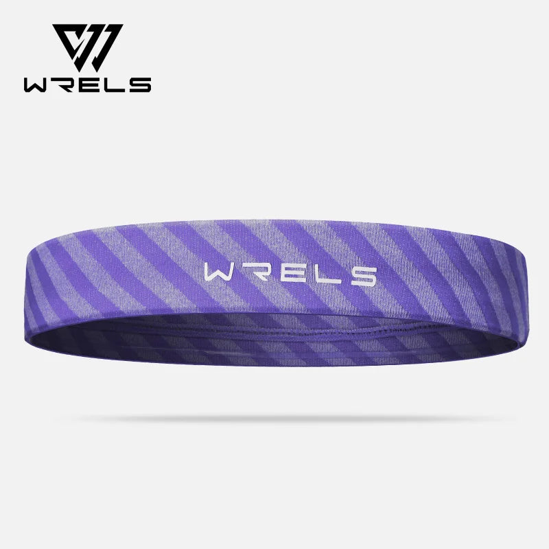 WRELS Sweatbands Sports Headband Moisture Wicking Hairband Non Slip Quick Drying Light weight Elastic Sweatband Running headband