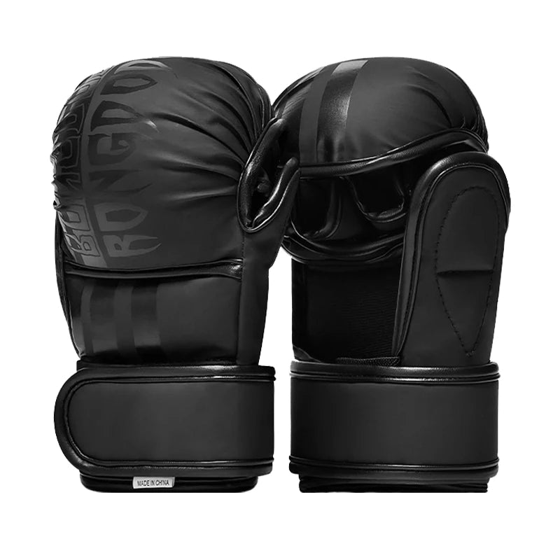 Boxing Gloves for Men Women Durable PU Leather Sparring Training Gloves Shock Absorbing Foam Padded for Heavy Bag Kickboxing MMA