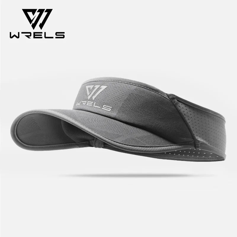 WRELS Sports Sun Visor Men Women Lightweight Packable Cooling Stretchy Visor Hat for Running Tennis Golf UV Protect Sport Hat