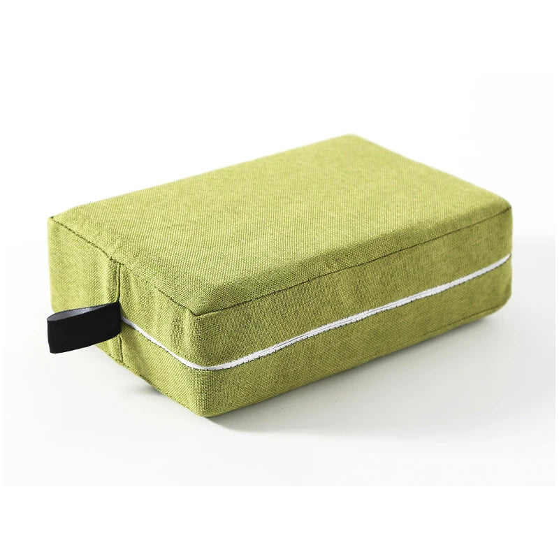 Yoga Block Set Pilates Brick Fitness Belt Set for Exercise Workout Fitness Training Block Brick Stretching Belt Yoga Bolster Bag
