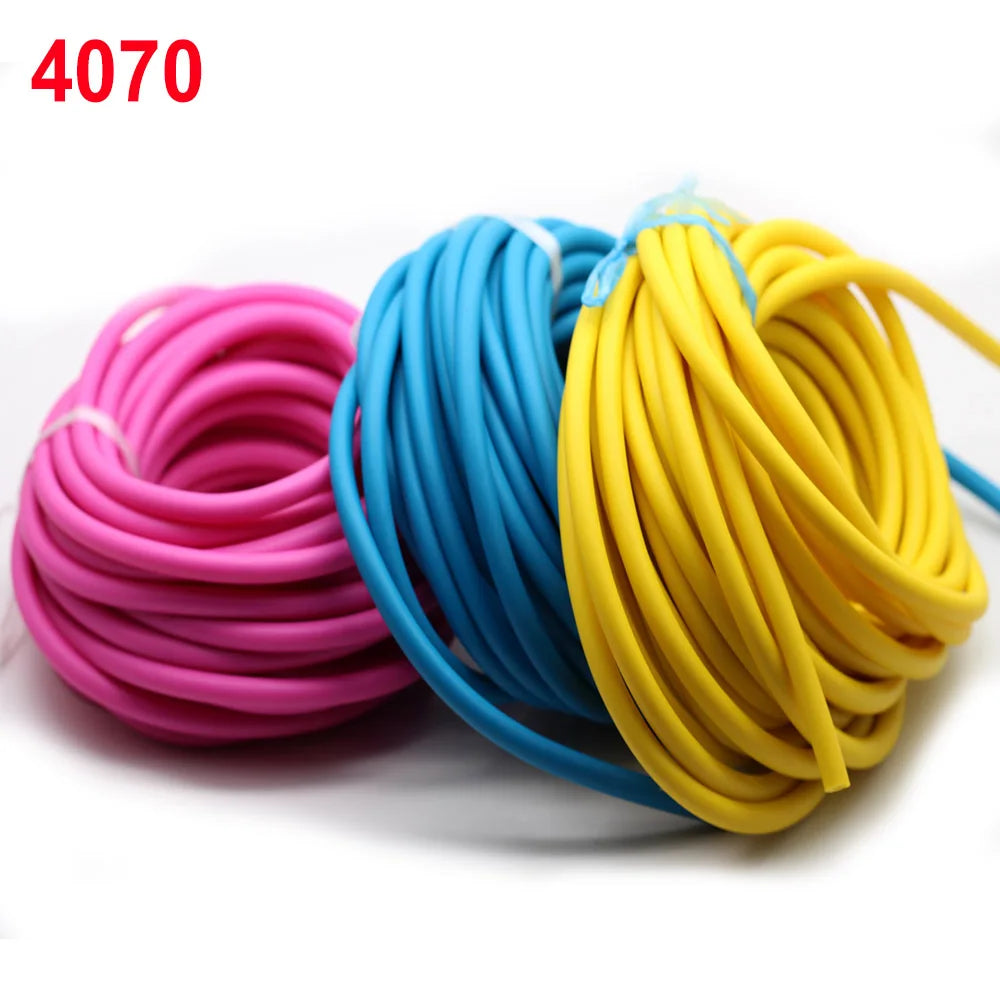 Resistance Band 10M A Piece Size 3060 3070 4070 Natural Rubber Band Latex Tube Pull Rope Tourniquet Rope exercise bands