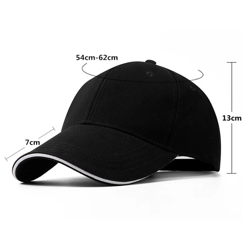 Unisex Cap Casual Acrylic Plain Baseball Cap Adjustable Hats For Women Men Hip Hop Cap Streetwear Dad Hat