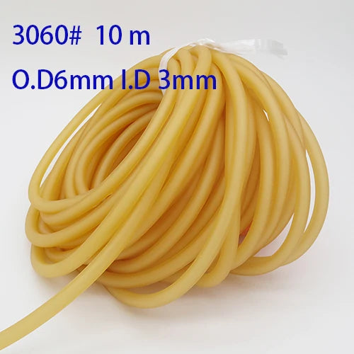 Resistance Band 10M A Piece Size 3060 3070 4070 Natural Rubber Band Latex Tube Pull Rope Tourniquet Rope exercise bands