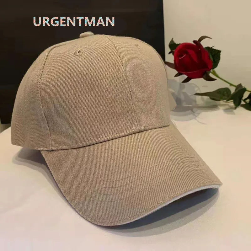 Unisex Cap Casual Acrylic Plain Baseball Cap Adjustable Hats For Women Men Hip Hop Cap Streetwear Dad Hat