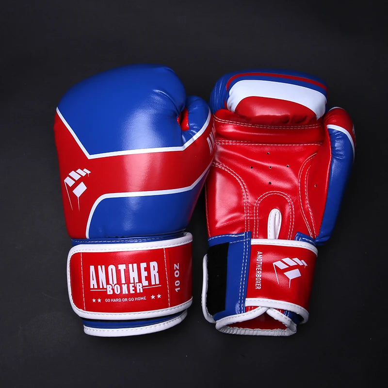 Boxing Gloves 6 12 14oz PU Leather Muay Thai Guantes De Boxeo Sanda Free Fight MMA Kick Boxing Training Glove For Men Women Kids