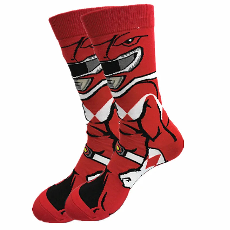 Cartoon and Animation fFashion Trend Men and Women Socks Autumn and Winter Street Style Middle Tub