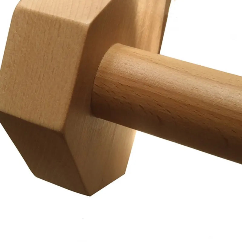 1Pair 20/30/40/50cm Gym Fitness Wooden Push-Up Stands Rack Handstand Parallel Bar Double Rod Chest Arm Muscle Training Support