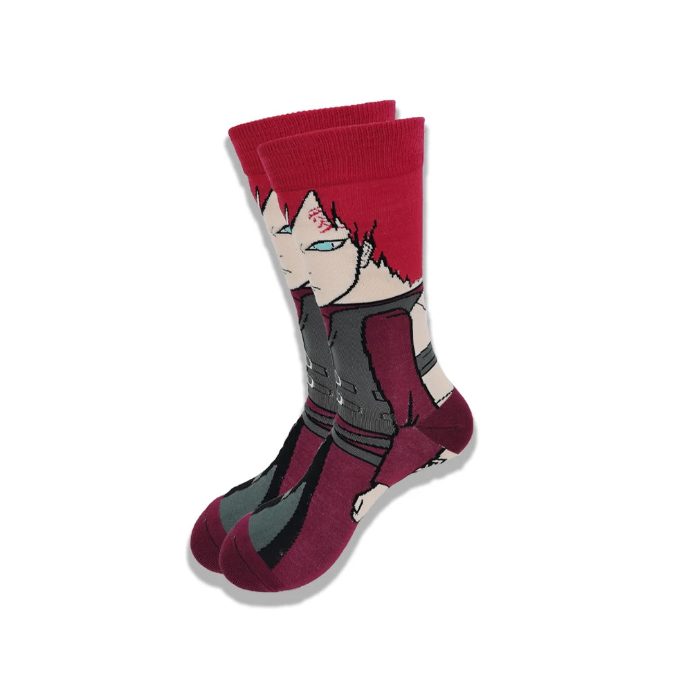 Cartoon and Animation fFashion Trend Men and Women Socks Autumn and Winter Street Style Middle Tub