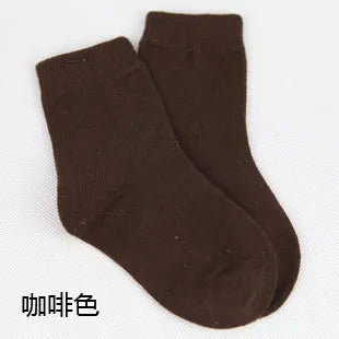 5 pairs / 1 lot spring&autumn candy color cotton children socks boys socks / socks for girls 1-9 year sport kids socks