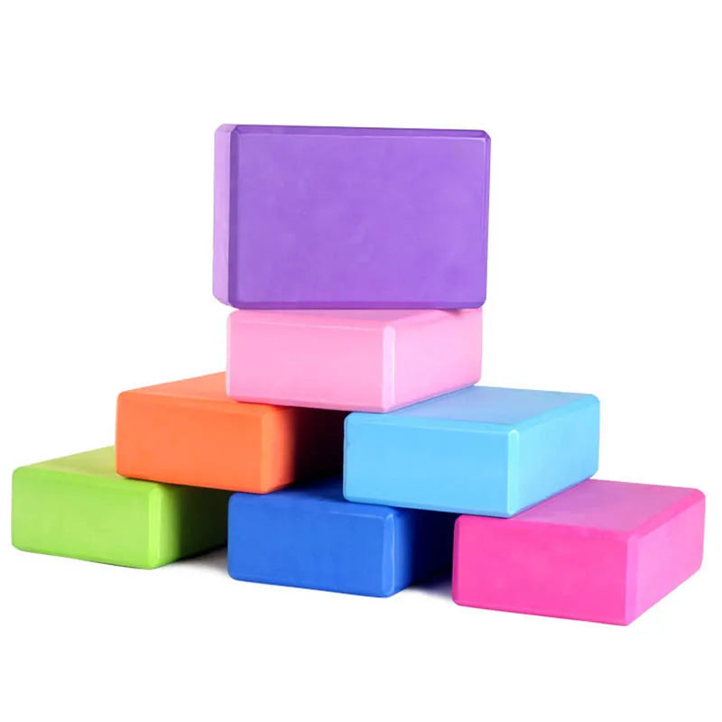 Yoga Blocks Quality High-Density EVA Foam Block Workout Exercise Stretching Body Building Sport Fitness Equipment