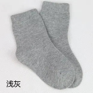 5 pairs / 1 lot spring&autumn candy color cotton children socks boys socks / socks for girls 1-9 year sport kids socks