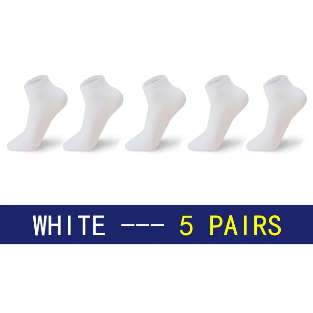 5Pairs/lot Men Socks Cotton Large size39-48 High Quality Casual Breathable Boat Socks Short Men Socks Busines Male Socks Summer