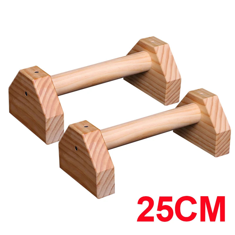 30CM/50CM Wooden Push Ups Stand Portable Home Gym Pushup Bars Fitness Equipments for Pectoral Muscle Training Handstand Exercise