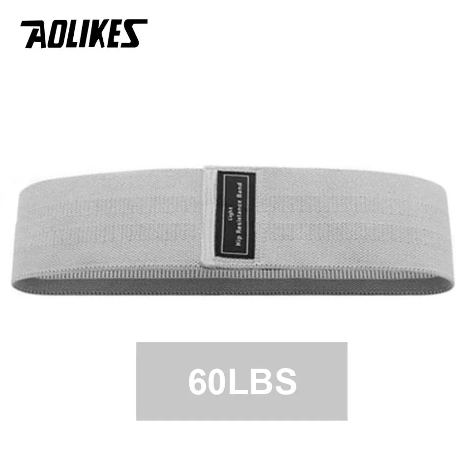 AOLIKES 1PC Hip Band Yoga Resistance Band Wide Fitness Exercise Legs Band Loop For Circle Squats Training Anti Slip Rolling