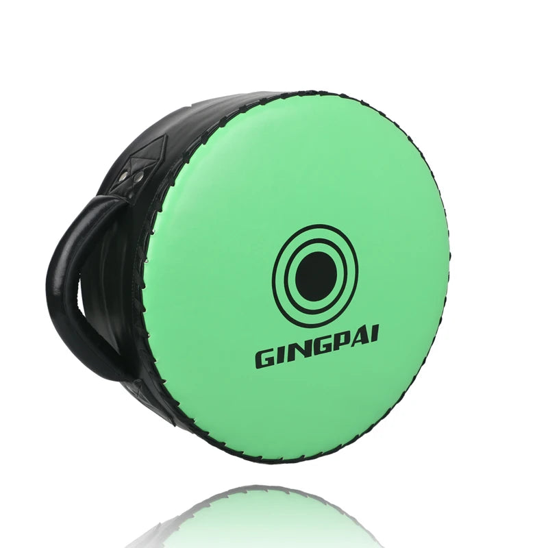 PU Boxing Shield Target Big Sanda Round Heavy Fighting Training Chest Protection Target Taekwondo Foot Punching Curve Focus Pads
