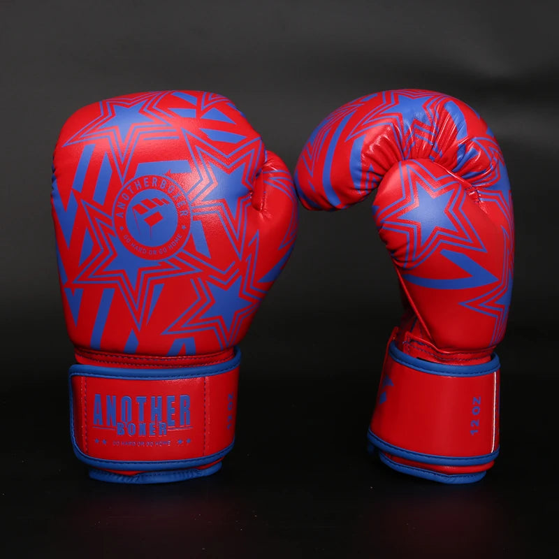 Boxing Gloves 6 12 14oz PU Leather Muay Thai Guantes De Boxeo Sanda Free Fight MMA Kick Boxing Training Glove For Men Women Kids