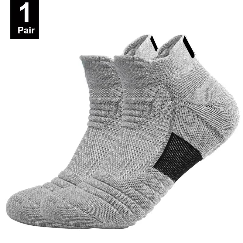 1/3pairs/Lot Men's Socks Compression Stockings Breathable Basketball Sports Cycling running Towel Socks High Elastic Tube Socks
