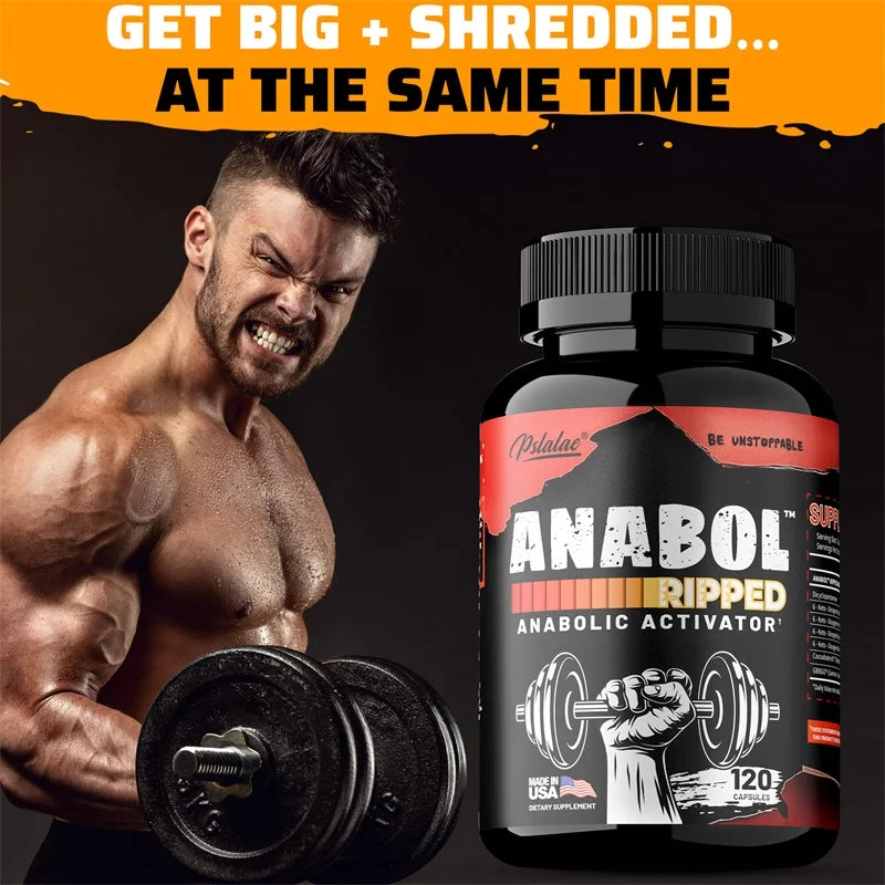 Anabol Ripped Supplement - Helps Build Lean, Firm, High-quality Muscle, Promoting Muscle Growth, Recovery & Strength Enhancement