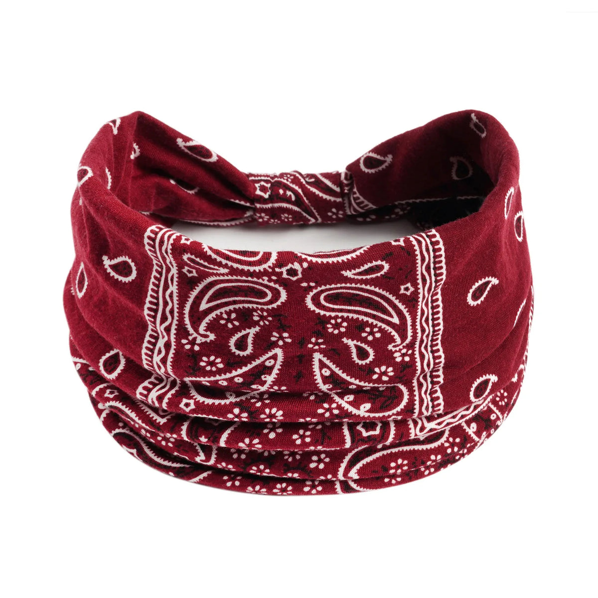 Wide Boho Headbands Elastic Bandana Non Slip Sweat Fashion Large Headwraps Hair Bands Headwear Sports, Running, Yoga