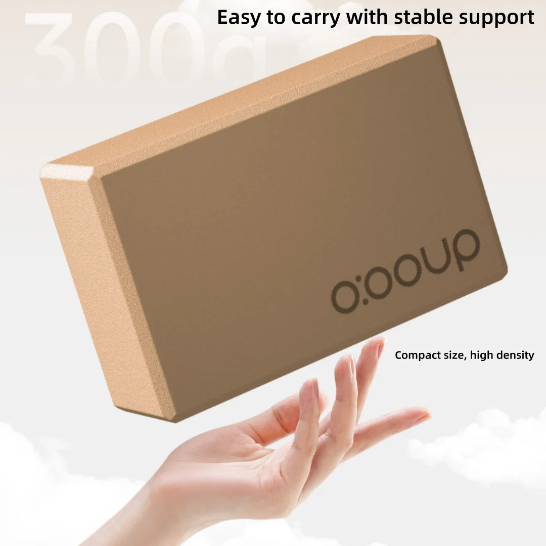 High-Elastic Eva Yoga Block with a 60-Degree Shore Hardness, Non-Slip, Explosion-Proof, Non-Absorbent, Pilates Fitness Aid Block, Yoga-Specific Block, Suitable as a Holiday Gift!