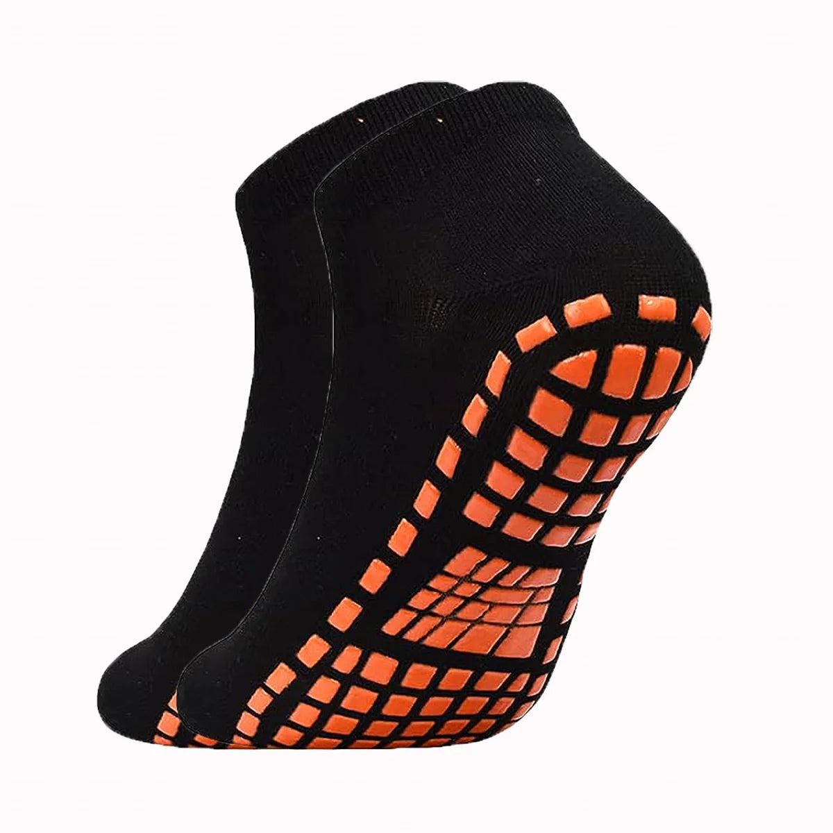 1/4 Pairs Unisex Silicone Non Slip Grip Trampoline Socks For Women's and Men's Hospital Yoga Pilates Indoor Sports