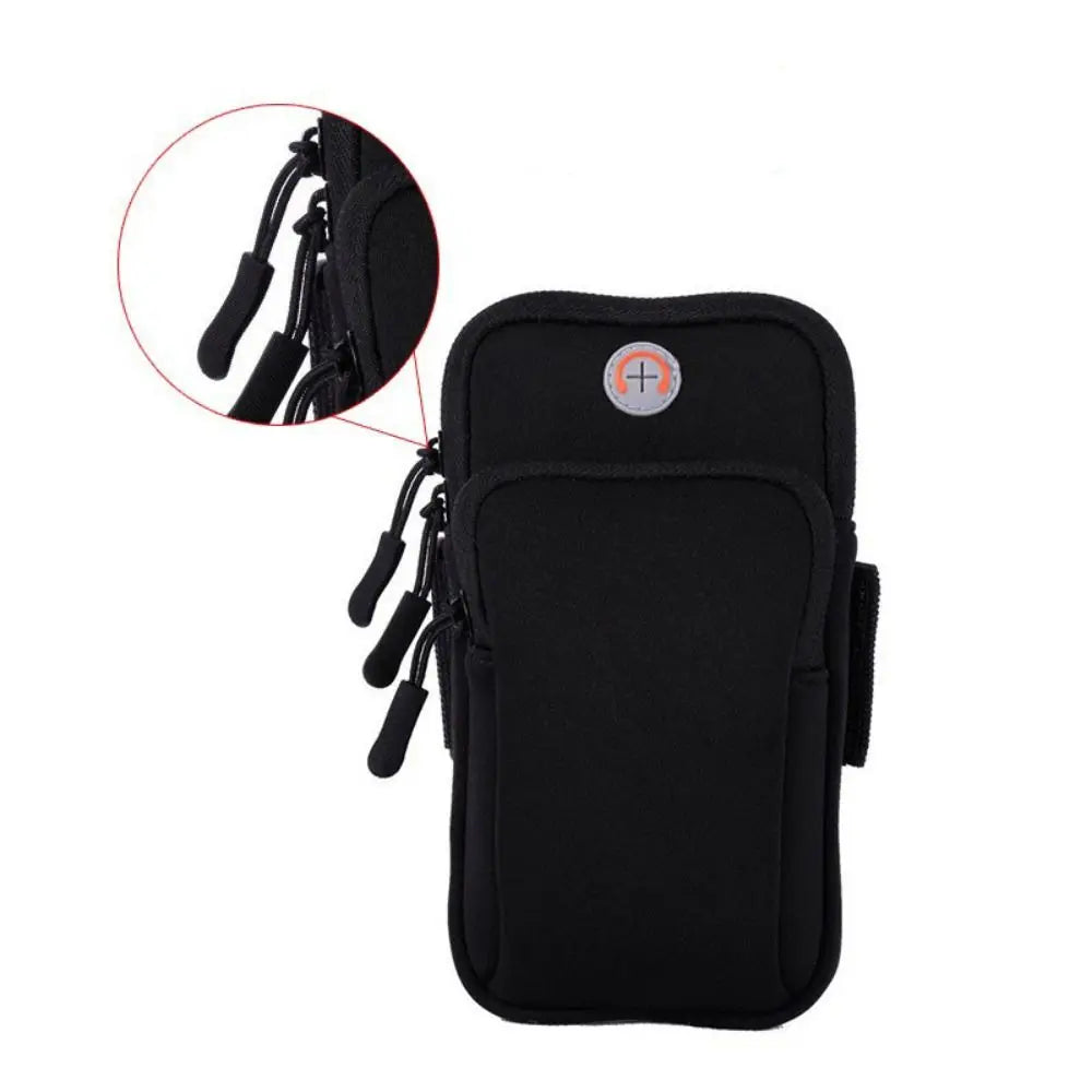 Portable Waterproof For Phone Money Keys Running Accessories Sports Armband Phone Case With Headset Hole Arm Bags