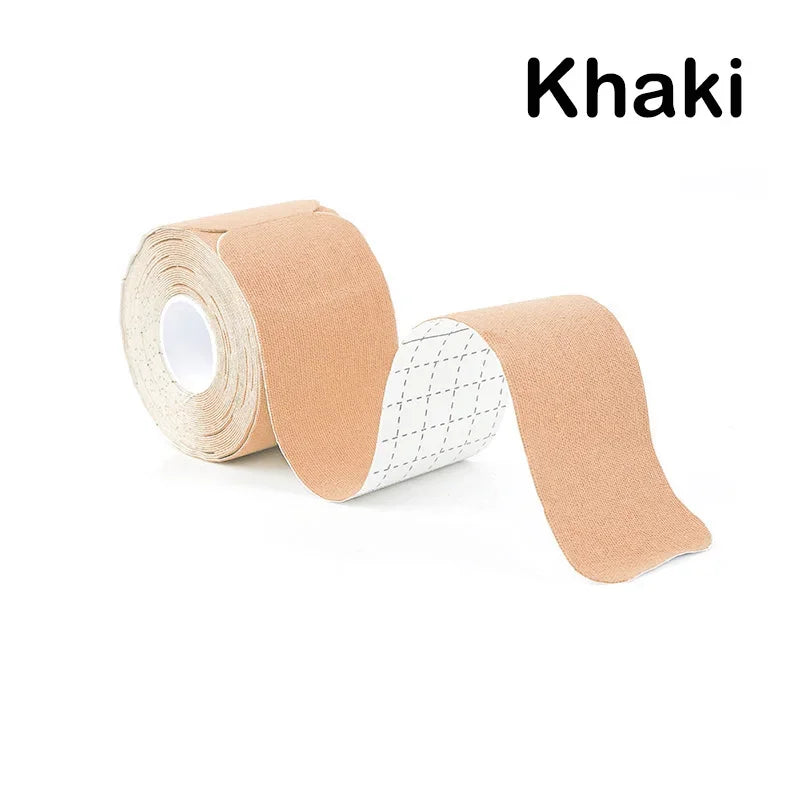 5cmX5m Pre Cut Kinesiology Tape Elastic Exercise Muscle Patch Type I Waterproof and Breathable Sports Fitness Intramuscular Tape