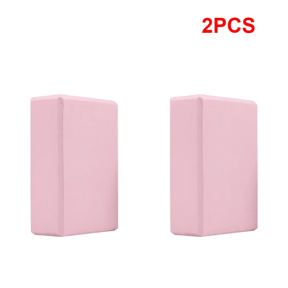 1-5PCS EVA Yoga Block Solid Color Yoga Balance Bricks Moisture-Proof High Density Yoga Blocks Body Shaping Blocks for Meditation