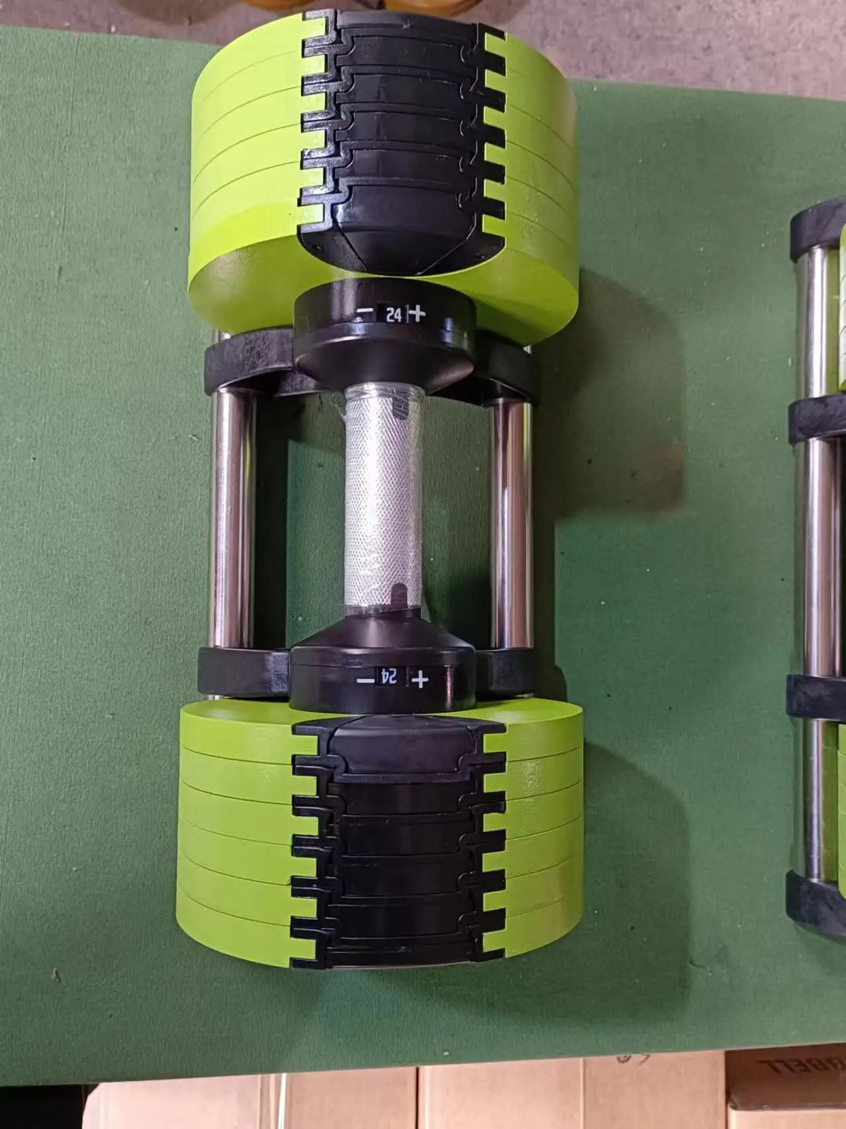 24 Kg Adjustable Weight Dumbbell Workouts High Quality Dumbbell Set with Steel Dumbbell Rack