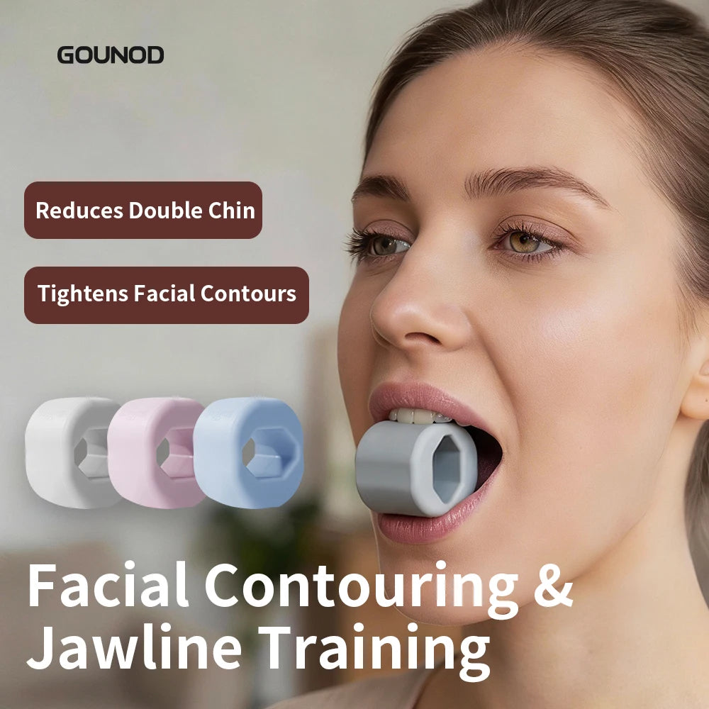 1PC/3PC Silicone Jaw Exerciser Ball Detachable Jaw Trainer Face Facial Muscle Trainer Jaw Chew Ball Training