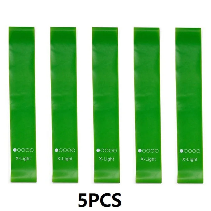 5PCS Fitness Resistance Rubber Bands Elastic Pull-up Bands for Training Pulling Up Exercise Leagues LLD04