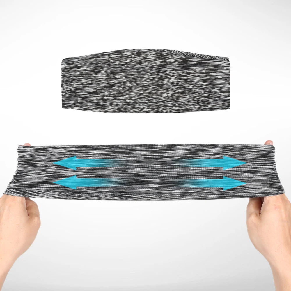 2PCS Sports Headband Elastic Sweatband Outdoor Running Cycling Yoga Gym Fitness Tennis Baseball Hair Band Bandage Headband Men