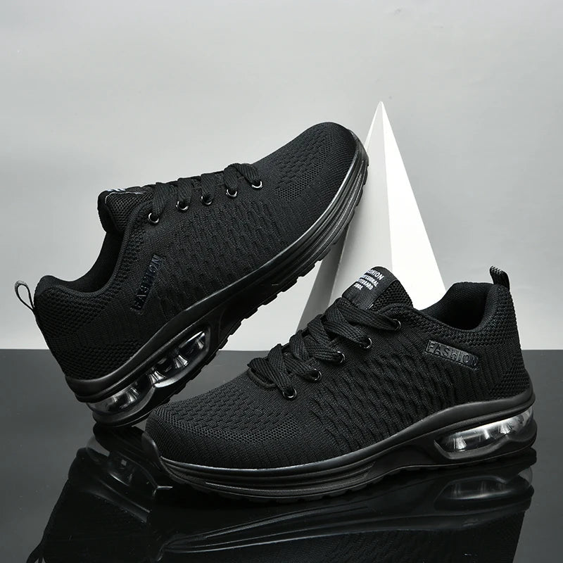 Male Sneakers 2025 New Sports Casual Fashion Breathable Men's Shoes Light Running Sneakers Comfort Large Size Mens Running Shoe