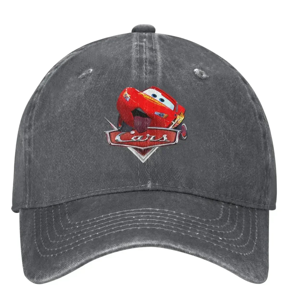Cars Lighting McQueen Washed Baseball Cap Casual Hip Hop Hats Summer Men Adult Outdoor Gym Sun protection Baseball Caps