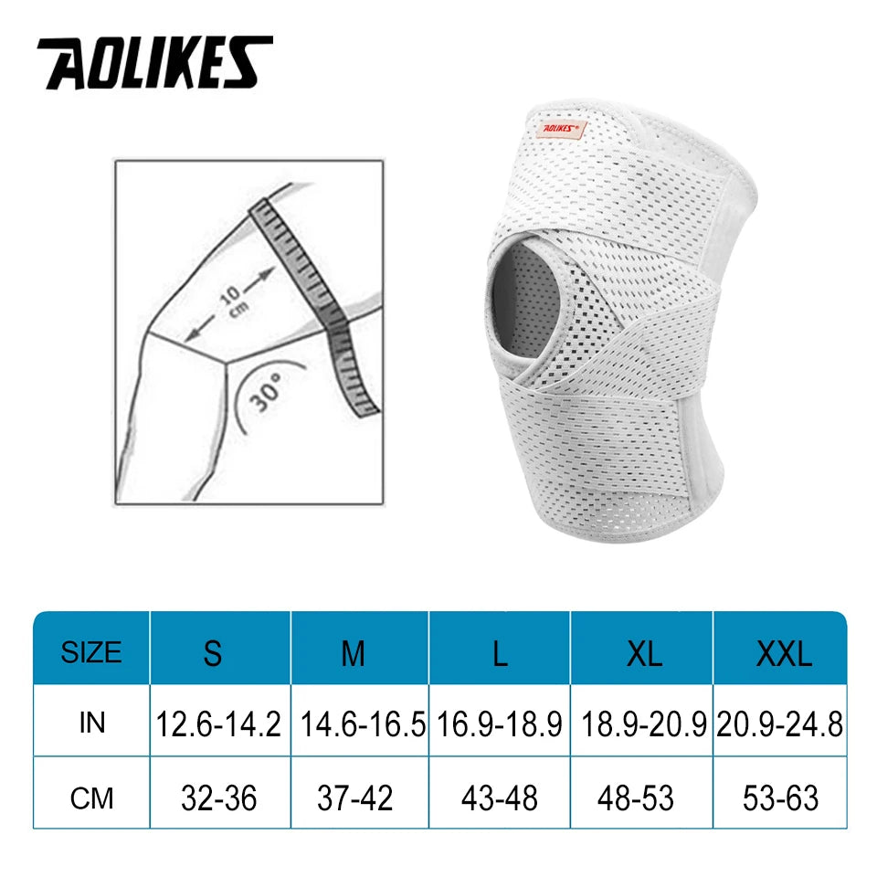AOLIKES Knee Pads Support with Side Stabilizers for Men and Women Meniscal Tear Knee Pain ACL MCL Arthritis Injuries Recovery