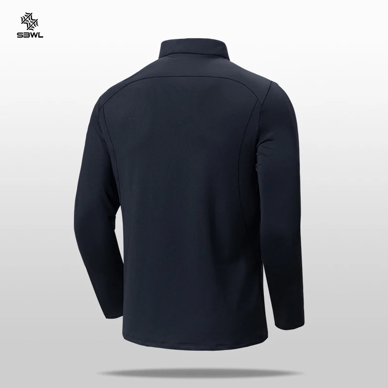 SBWL Men's High Quality Cycling Hiking Outdoor Sports Long Sleeve T-Shirt Leisure Speed Dry Running Fitness Sports Clothing Tops