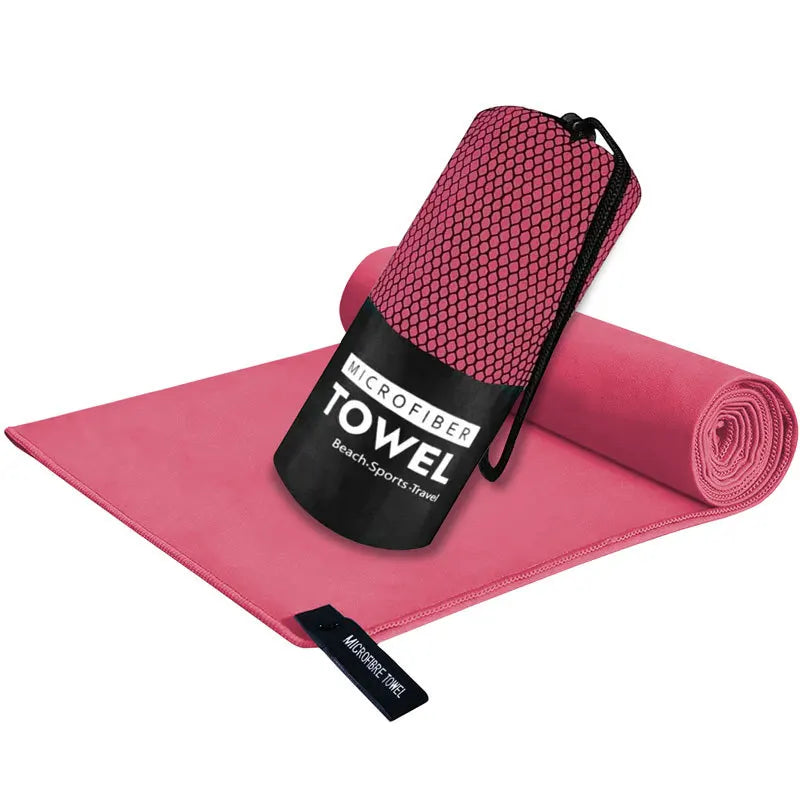 Sandproof Microfiber Fast-Drying Towel Lightweight Portable Swim Yoga Gym Beach Travel Sports Essentials