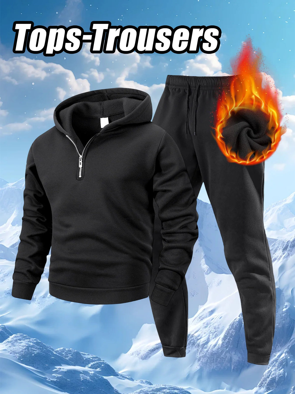 Unisex 2 Piece Set Fitness Running Casual Sport Set Comfortable Casual Sport Solid Color Suit Hooded Pullover Sweatshirt Trouser
