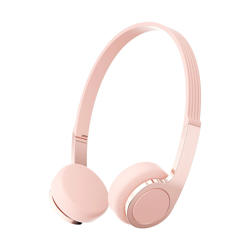 New Retro Compact Over-Ear Bluetooth Headphones Perfect for Photos with Wireless Bluetooth Headphones in Macaron Colors