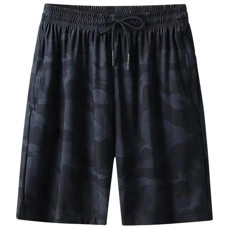 Plus Size Running Shorts Men Camouflage Basketball Sport Gym Mesh Breathable Shorts Fitness Training Workout Bottom Male Casual