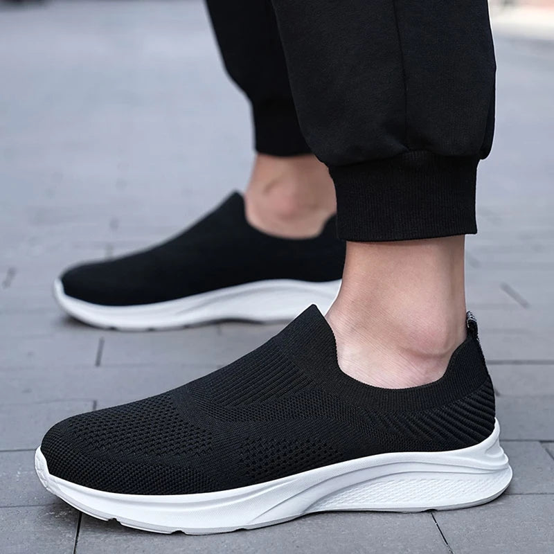 Men Sneakers Shoes For Men Lightweight Loafers Comfortable Mesh Breathable Casual Shoes Outdoor Walking Gym Shoes Size 39-46
