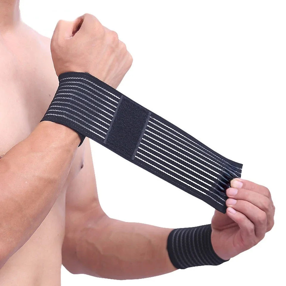 Gym Support Wrist Brace Wrap carpal tunnel Cotton Elastic Bandage Hand Sport Wristband wristband dispenser wristbands 1PCS