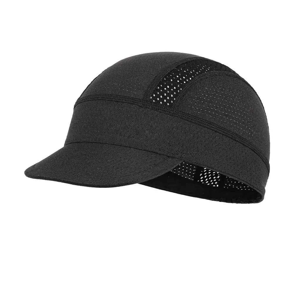 Classic Polyester Cycling Caps Summer Breathable Mesh Sports Quick Dry Thin Bicycle Hat Men and Women Small Brim Baseball Cap