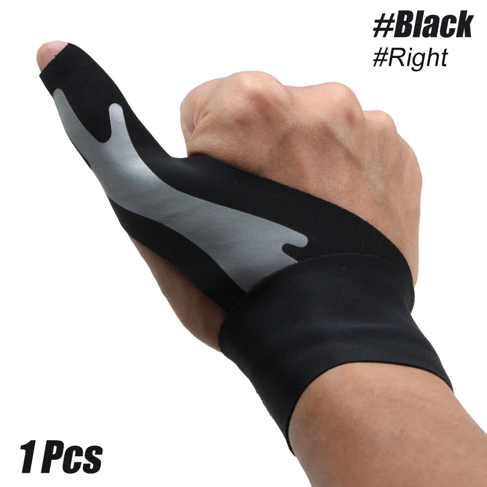 Thumb Splint Right Hand, Adjustable Wrist Thumb Support Brace,Trigger Finger Splint for Tendonitis Relief with Compression Strip